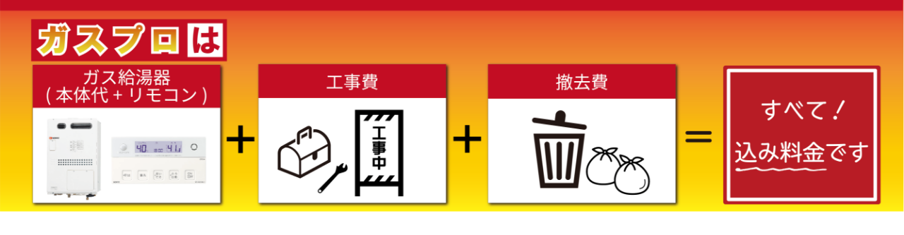 本体+リモコン+工事費+撤去費込みの料金です